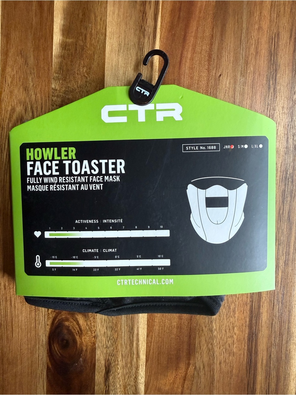 Howler Face Toaster Wind-Resistant Face Mask - Black